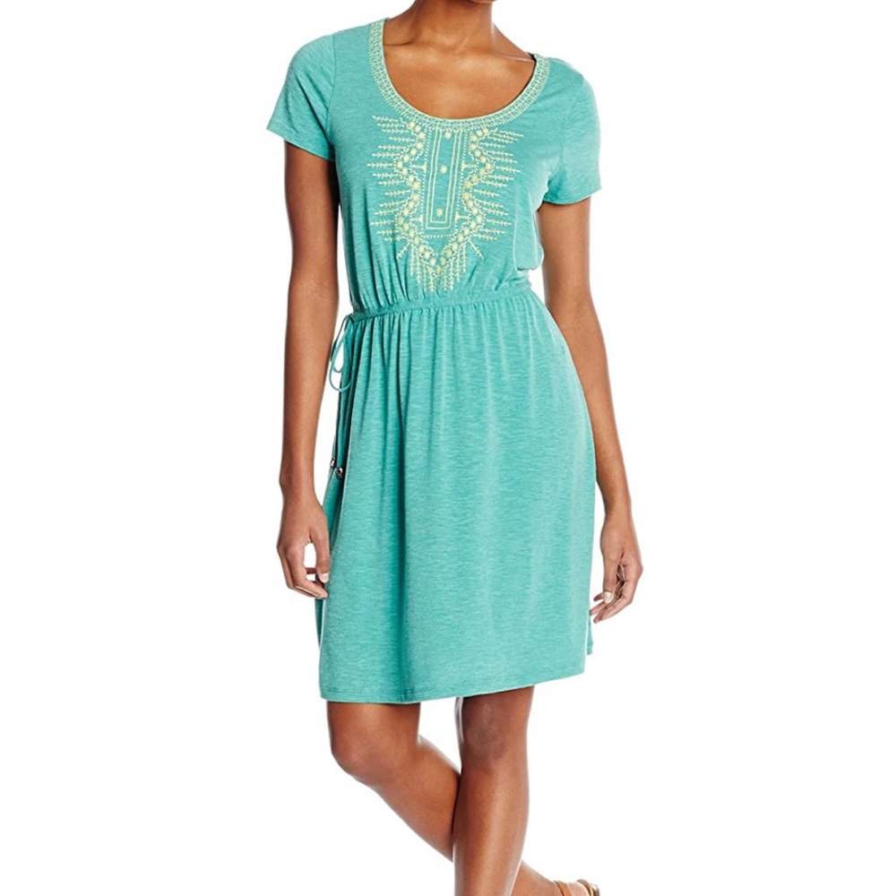 PRANA living Bess dynasty green dress size XL - work twice